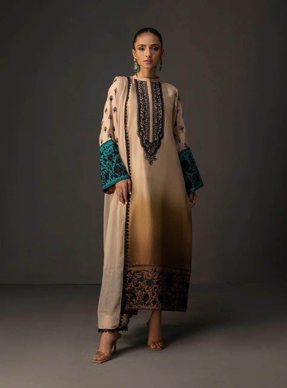 WINTER SILK DIGITAL PRINTED 3-PIECE - SD#29